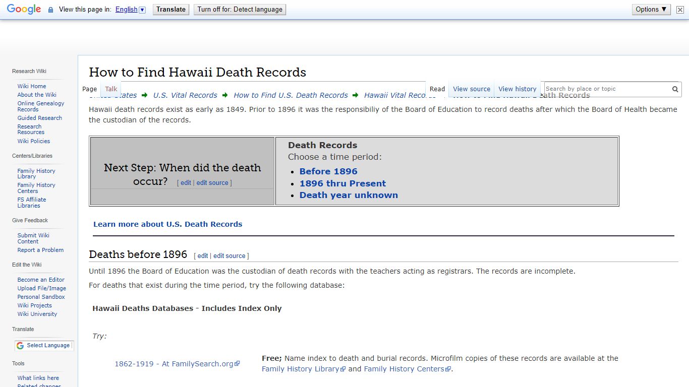 How to Find Hawaii Death Records • FamilySearch